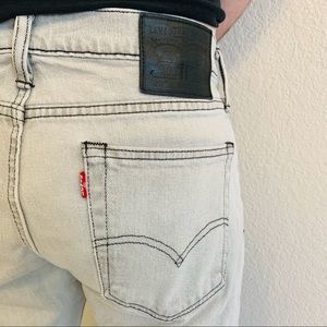 Levi’s 510 skinny fit cotton jeans grey wash